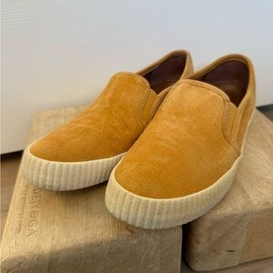 Frye | Slip on Suede Sneaker | Size 7.5 | Marigold